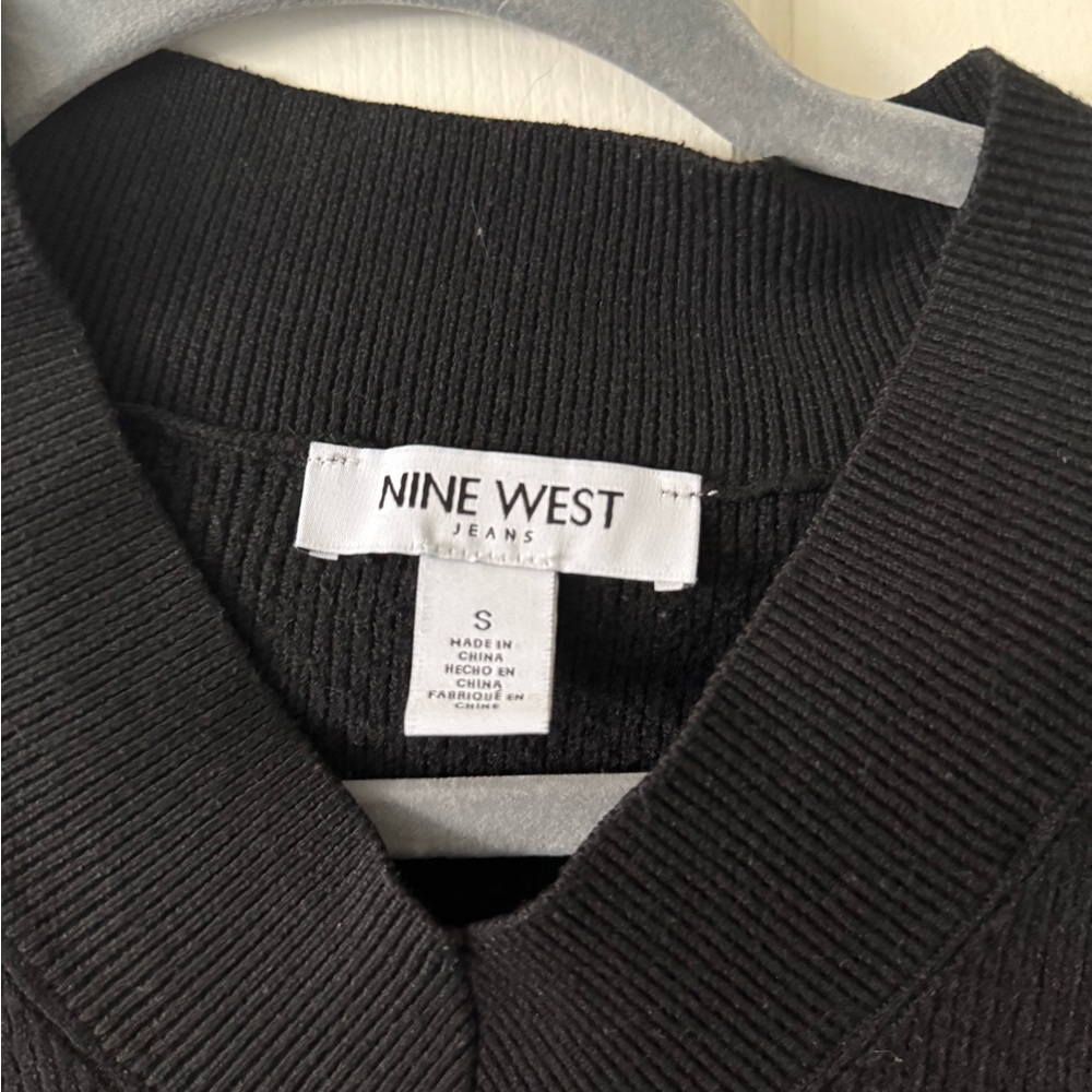 Nine West Black Knit Top